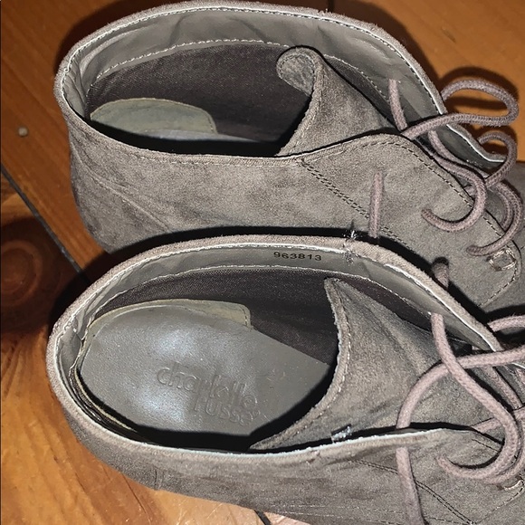 Charlotte Russe gray wedges! - Picture 4 of 4